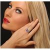 Image 5 : 14KT White Gold 2.04ct Tanzanite and Diamond Ring