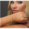 Image 5 : 14KT White Gold 2.75ctw Diamond Bangle Bracelet
