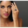 Image 5 : 14KT White Gold 12.2mm Pearl and Diamond Ring