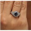 Image 6 : 14KT White Gold 2.63ct Sapphire and Diamond Ring