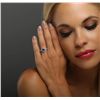 Image 2 : 14KT White Gold 1.21ct Tanzanite and Diamond Ring