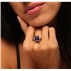 Image 5 : 14KT White Gold 6.08ct Tanzanite and Diamond Ring