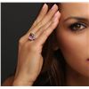 Image 1 : 14KT Rose Gold 6.59ct Kunzite, Pink Sapphire and Diamond Ring