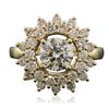 Image 3 : 14KT Yellow Gold 2.86ctw Diamond Ring
