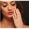 Image 1 : 14KT White Gold 0.99ctw Diamond Ring