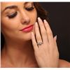 Image 2 : 14KT White Gold 0.99ctw Diamond Ring