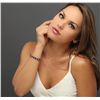 Image 5 : 14KT White Gold 31.32ctw Corundum and Diamond Bracelet