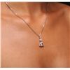 Image 4 : 14KT Two-Tone Gold 1.06ct Morganite and Diamond Pendant
