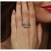 Image 6 : 14KT Two-Tone Gold 0.78ctw Diamond Ring