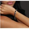 Image 7 : 14KT Yellow Gold 28.50ctw Sapphire and Diamond Bracelet