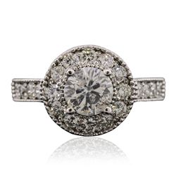 14KT White Gold 2.18ctw Diamond Ring