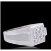Image 4 : 14KT White Gold 0.80ctw Diamond Ring