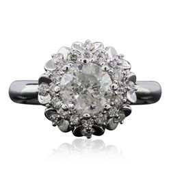 14KT White Gold 1.81ctw Diamond Ring