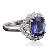 Image 4 : 14KT White Gold 2.75ct Tanzanite and Diamond Ring