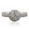 Image 3 : 14KT White Gold 1.50ctw Diamond Ring
