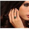 Image 3 : 14KT Rose Gold 2.17ct Emerald and Diamond Ring