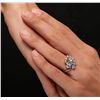 Image 5 : 18KT White Gold 1.69ctw Diamond Ring