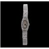 Image 4 : Ladies Art Deco Platinum and 18KT White Gold Allemahn Montreux Diamond Wristwatch