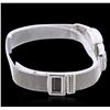 Image 7 : Ladies Art Deco Platinum and 18KT White Gold Allemahn Montreux Diamond Wristwatch