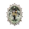 Image 3 : 14KT Yellow Gold 28.86ct Amethyst and Diamond Ring