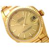 Image 1 : 31mm Midsize Rolex 18k Yellow Gold Oyster Perpetual Datejust Watch. Champagne Dial. 18k Yellow Gold 