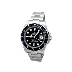 40mm Gents Rolex Stainless Steel Oyster Perpetual Submariner Watch. Black Dial. Ceramic Bezel. Stain