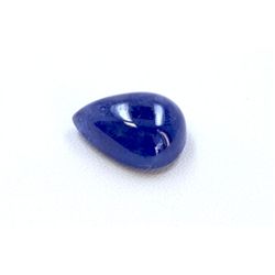 15 ct & up Cabuchon Tanzanite Pear Shaped Loose Stone (15.35)