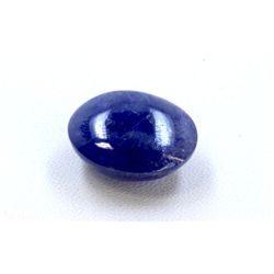 19 ct & up Cabuchon Tanzanite Oval Shaped Loose Stone (19.36)