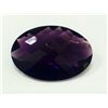 Image 1 : 17 ct & up Amythest Oval Cut Faceted