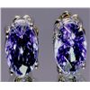 Image 1 : Amethyst Stud Earrings 3.0 carat