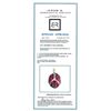Image 2 : Y.SAPPHIRE 0.67CT / BURMA RUBY 16.48CT, 14K W/G EARRING 16.61GRAM / DIAMOND 1.36CT
