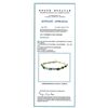 Image 2 : ALEXANDRITE 3.92CT, 14K W/Y/G BRACELET 12.22GRAM / DIAMOND 0.95CT