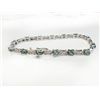 Image 1 : ALEXANDRITE 3.47CT, 14K W/G BRACELET 12.00GRAM / DIAMOND 0.97CT