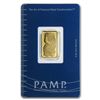 Image 1 : 5 gram Pamp Suisse Gold Bar .9999 Fine (In Assay)