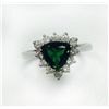 Image 1 : CROME TOURMALINE TRIL 1.19CT, 3.48GRAM / DIAMOND 0.36CT / TOURMALINE 1.14CT