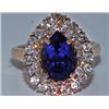 Image 1 : Tanzanite w/ Diamond Ring   Tanzanite 3.12ct