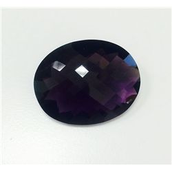 90 ct & up Amythest Oval Cut Faceted