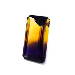 55.15 ct  & up AMETRINE RADIANT Bi Color Quartz Amethyst/Citrine