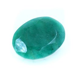 36.00 ct & up Emerald Loose stone Oval Cut