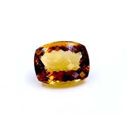 60 ct & up Citrine Cushion Cut Loose Stone