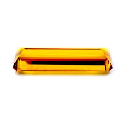 70 ct & up Lab Citrine Long Rectangular 15mm x 53mm Loose Stone (70.11)