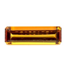 88 ct & up Lab Citrine Long Rectangular 15mm x 53mm Loose Stone (88.26)