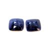 Image 1 : 22 ct & up Rose Cut Natural Sapphire Slice Loose Stone (22.20) 2Pcs