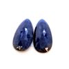Image 1 : 27 ct & up Rose Cut Natural Sapphire Slice Loose Stone (27.74) 2Pcs