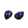 Image 1 : 23 ct & up Rose Cut Natural Sapphire Slice Loose Stone (23.44) 2Pcs
