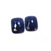 Image 1 : 22 ct & up Rose Cut Natural Sapphire Slice Loose Stone (22.17) 2Pcs