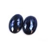 Image 1 : 34 ct & up Rose Cut Natural Sapphire Slice Loose Stone (34.96) 2Pcs