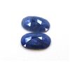 Image 1 : 14 ct & up Rose Cut Natural Sapphire Slice Loose Stone (14.43) 2Pcs