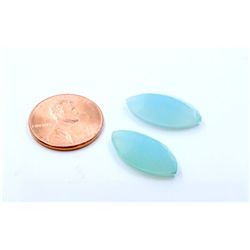 14 ct & up Chalcedony Loose Stone (14.83) 2Pcs