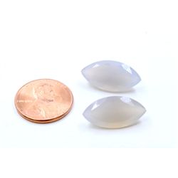 14 ct & up Chalcedony Loose Stone (14.01) 2Pcs